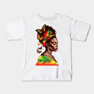 Juneteenth Black History Woman #2 Kids T-Shirt